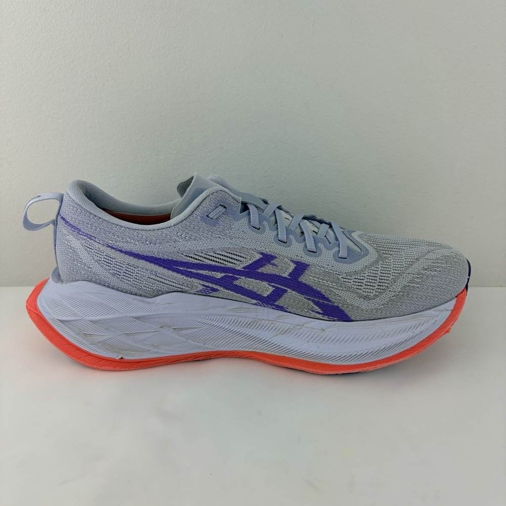 ASICS Superblast 2 Men Running Shoes Light Gray Purple Coral US 9 1013A142 - Picture 5 of 9